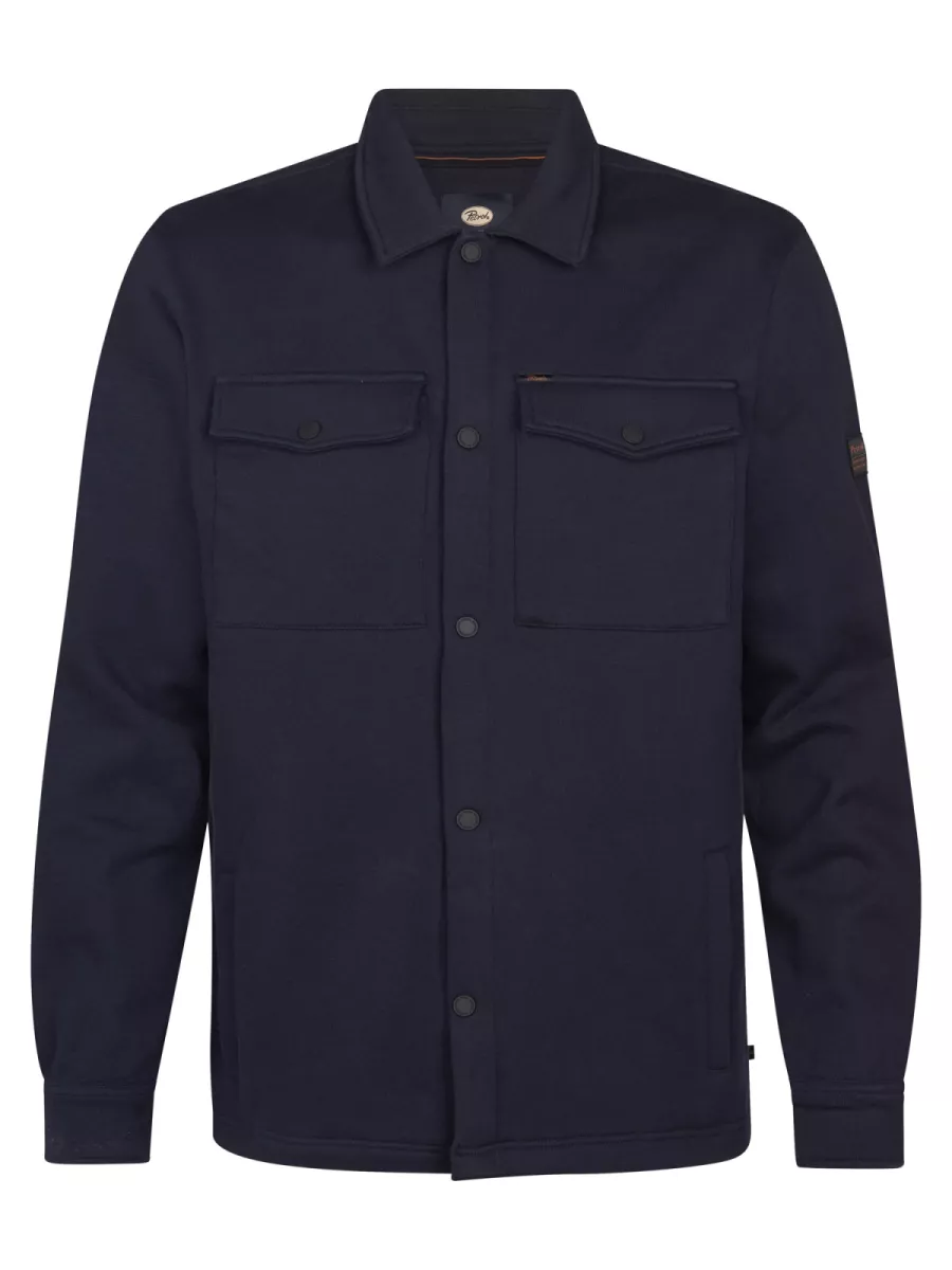 PETROL INDUSTRIES-Men Sweater Collar-M-3050-SWC341-5092-NAVY