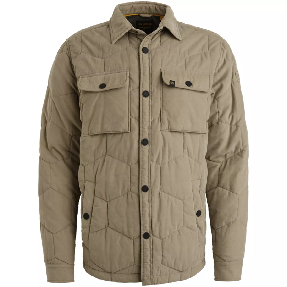 PME LEGEND-LONG SLEEVE SHIRT Quilted Corduroy-PSI2509250-8011 Seneca rock-BEIGE