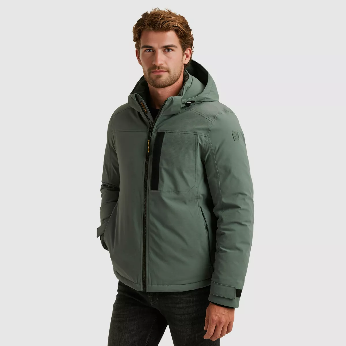 PME LEGEND-Semi long jacket CREWCAT Ripper-PJA2508111-6024-GROEN
