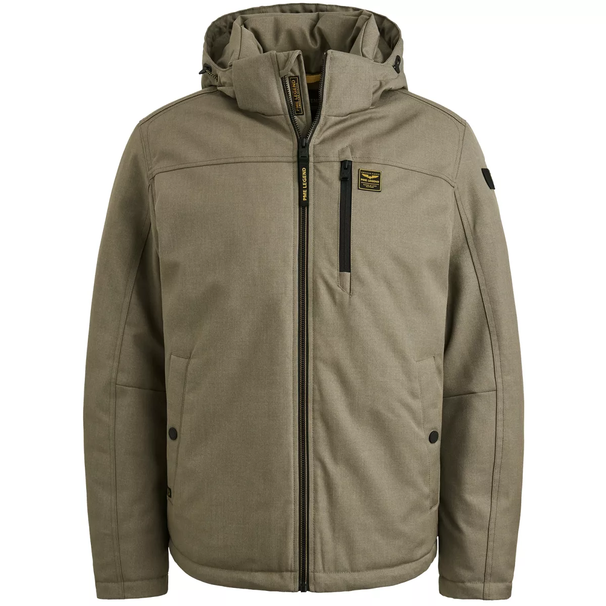 PME LEGEND-Semi long jacket STRATOR Melange T-PJA2508106-8011-BEIGE