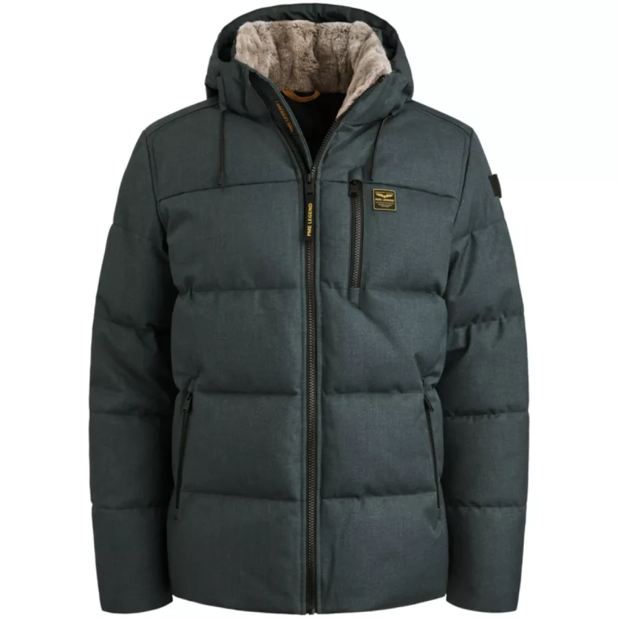 PME LEGEND-Semi long jacket YETCRAFT Melange-PJA2508116-5125-NAVY