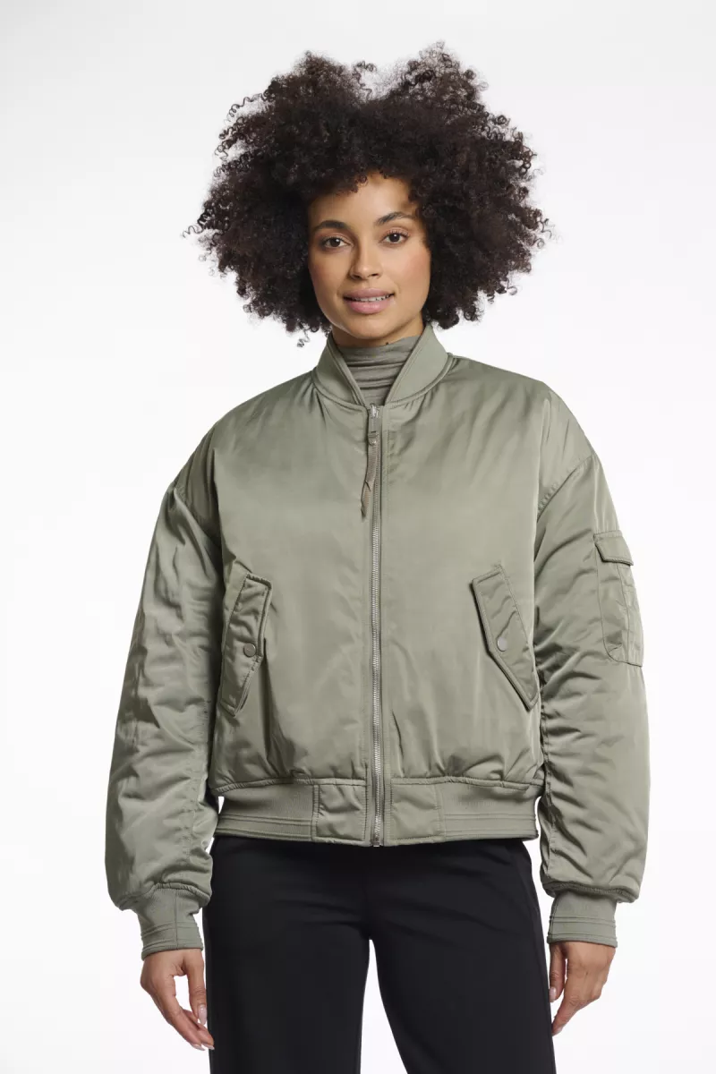 RINO & PELLE-Bomber Jacket-Djenna.7002511--CHOCOLADE