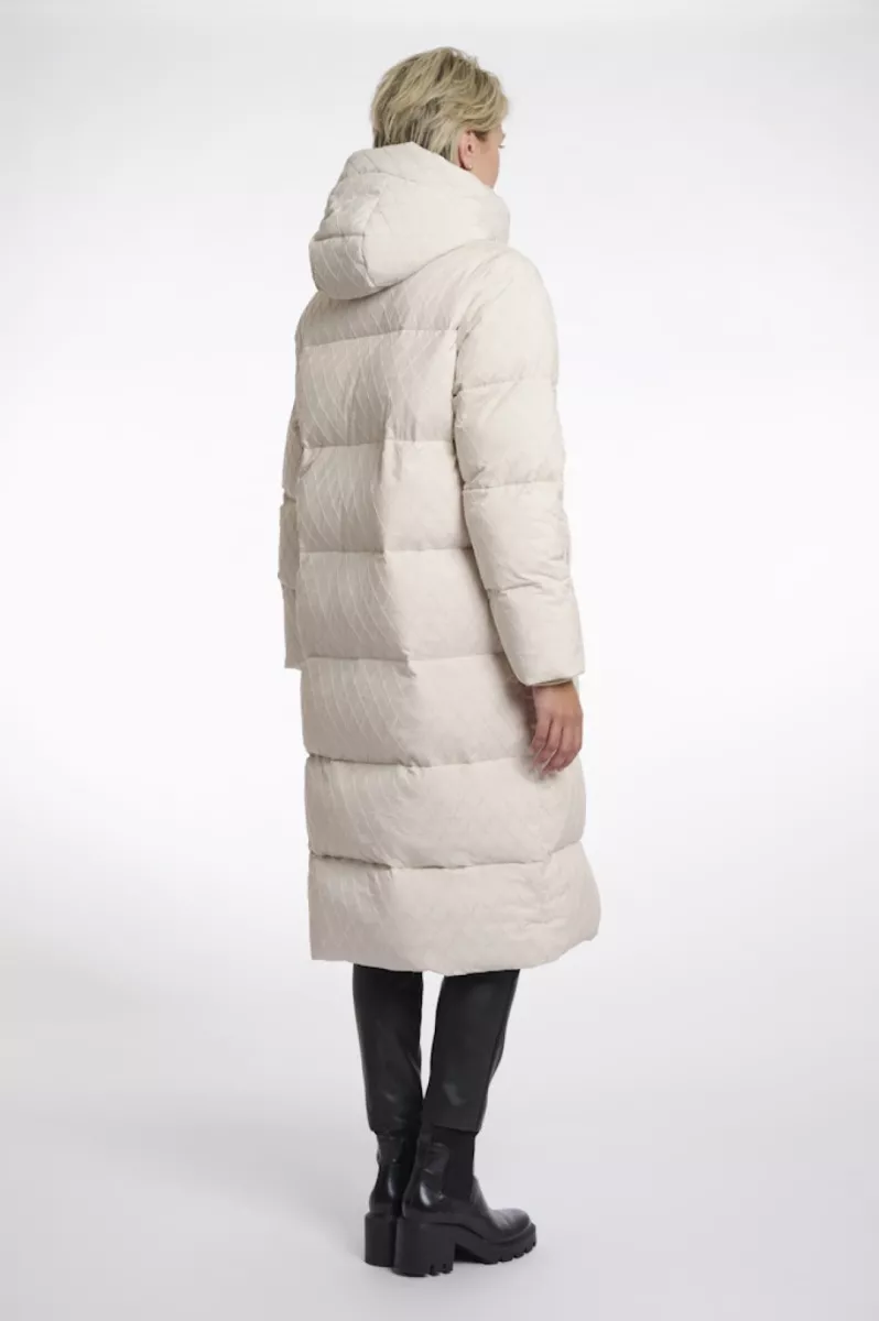 RINO & PELLE-Long structure padded coat-Zesette.7002512-Birch-BEIGE