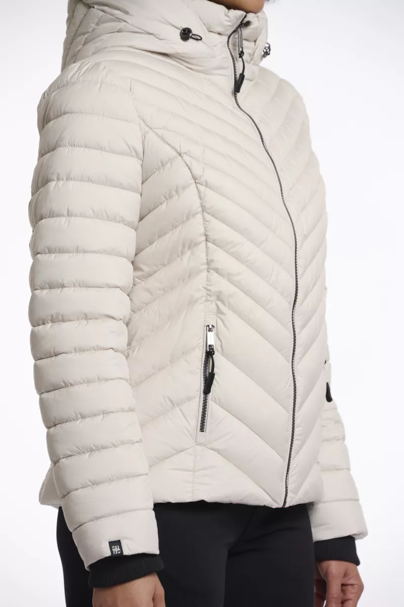 RINO & PELLE-Padded jacket with detachable hood-Erin.7002512-Birch-BEIGE