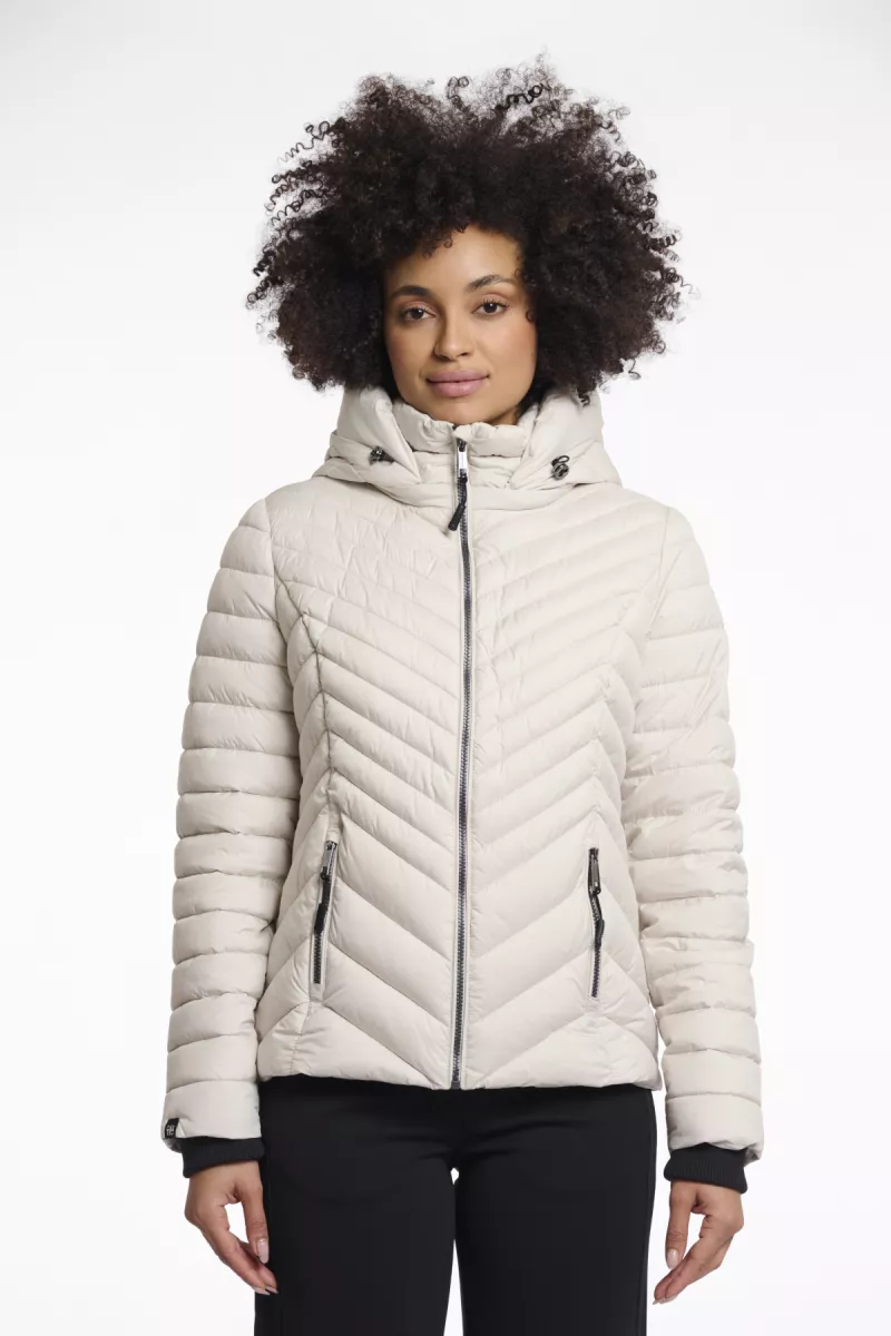 RINO & PELLE-Padded jacket with detachable hood-Erin.7002512-Birch-BEIGE