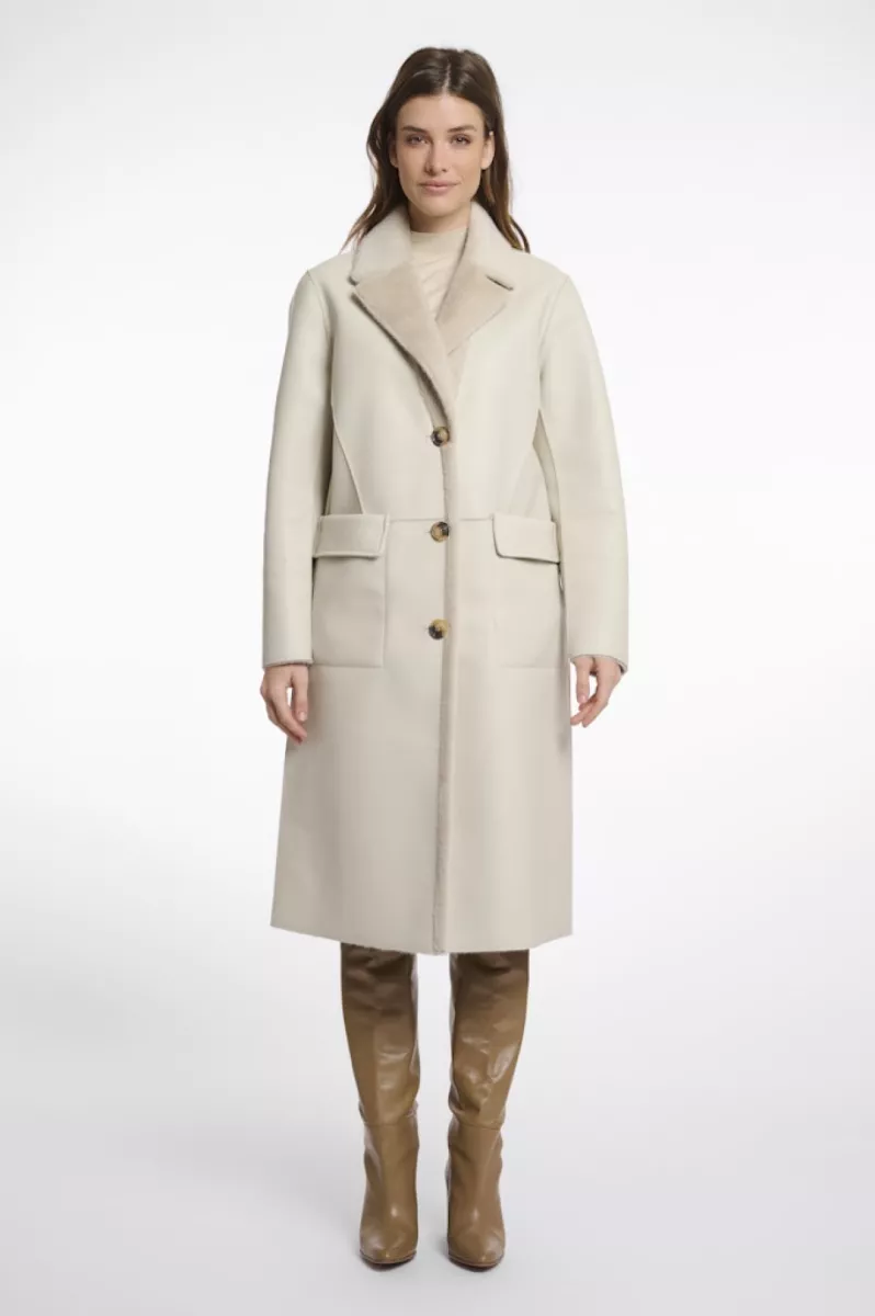 RINO & PELLE-Reversible long coat-Tatiana.7002512-Birch-BEIGE
