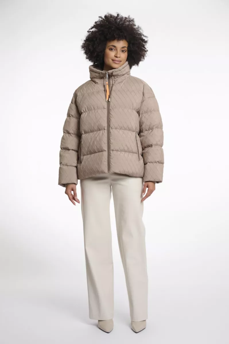 RINO & PELLE-Structure Padded Jacket-Audry.7002512-Toffee-CAFE