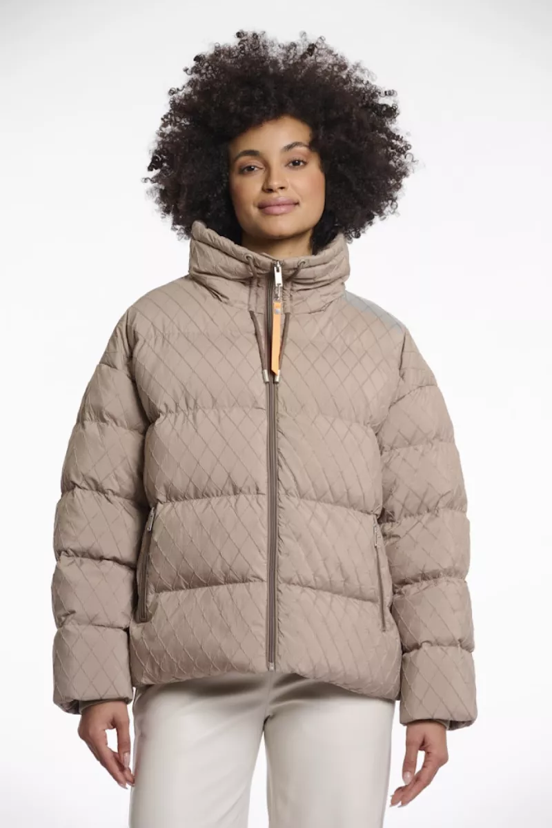RINO & PELLE-Structure Padded Jacket-Audry.7002512-Toffee-CAFE