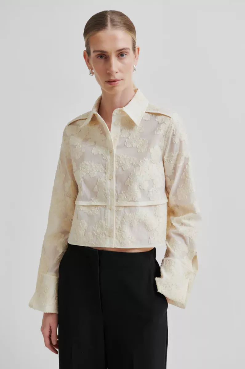 Second Female-Blouse LM-Peoria Shirt-0509 Ecru-ECRU