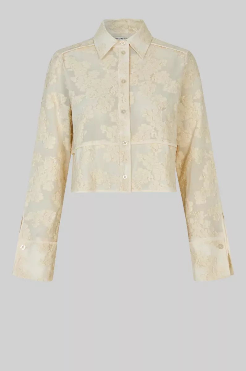 Second Female-Blouse LM-Peoria Shirt-0509 Ecru-ECRU