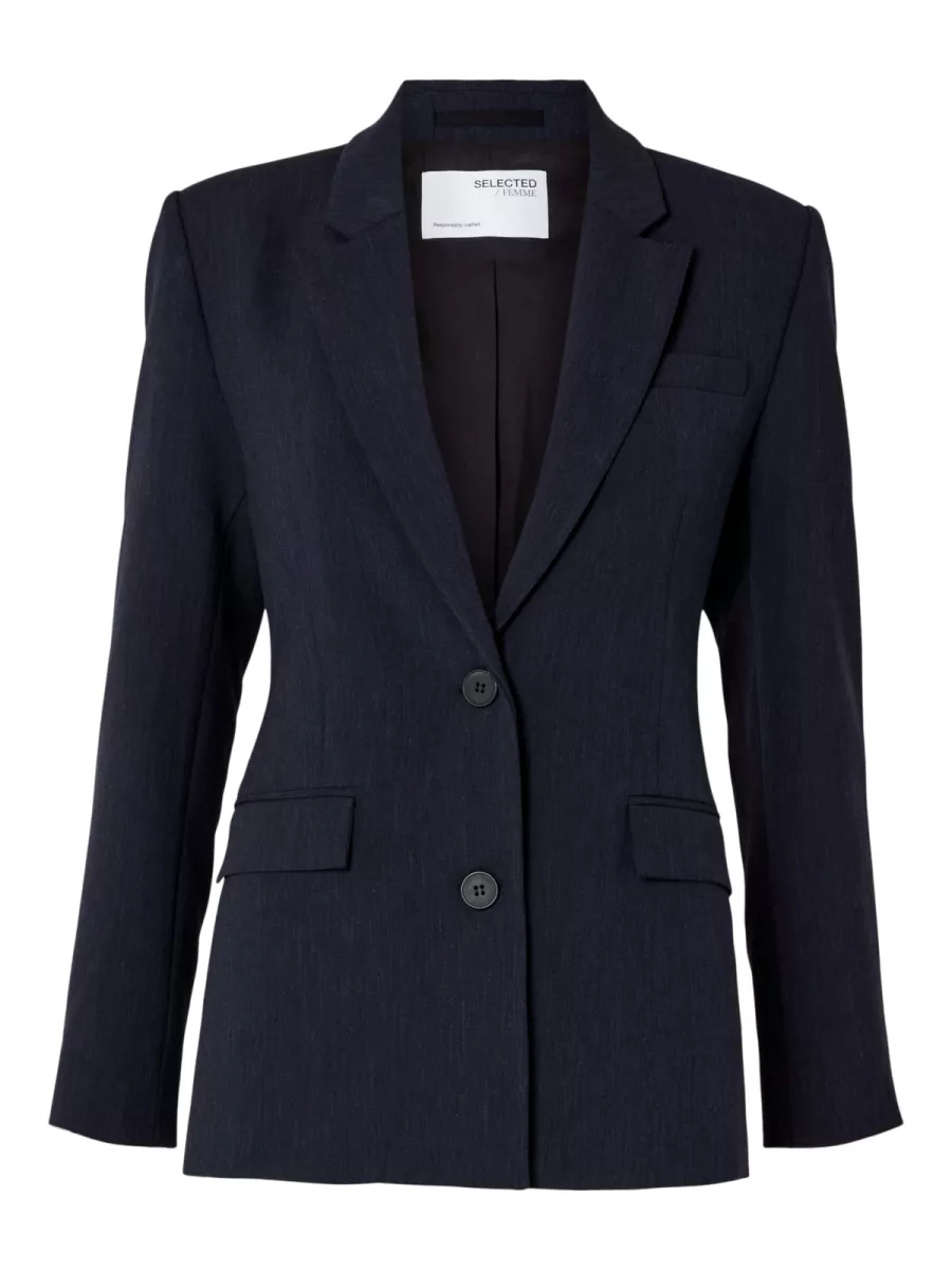 Selected Femme-SLFRITA LS CLASSIC BLAZER DSM NOOS-16094290-Dark Sappire-NAVY