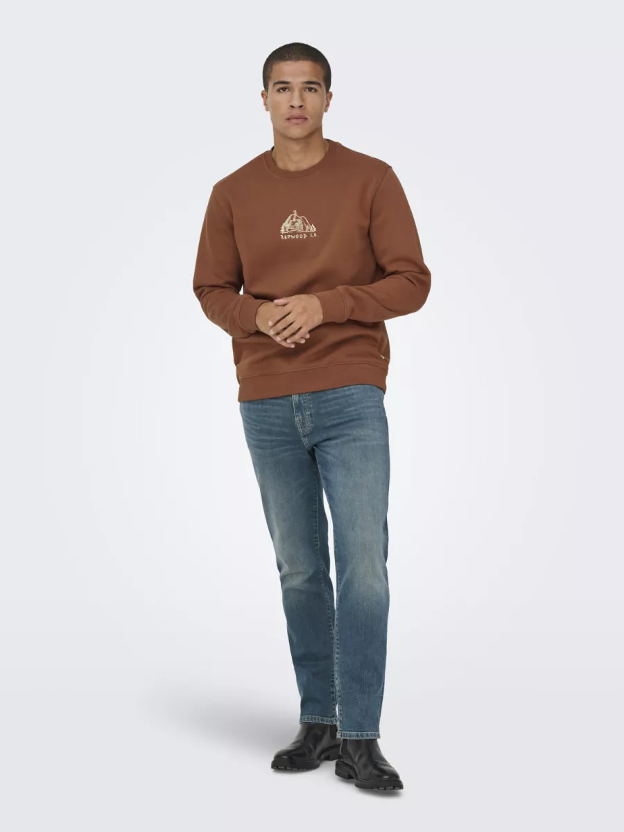 SONS-ONSCONNOR SIMPLE LIFE REG LS CREW S-22035961-Sequoia-ROOD