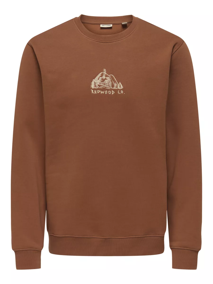SONS-ONSCONNOR SIMPLE LIFE REG LS CREW S-22035961-Sequoia-ROOD