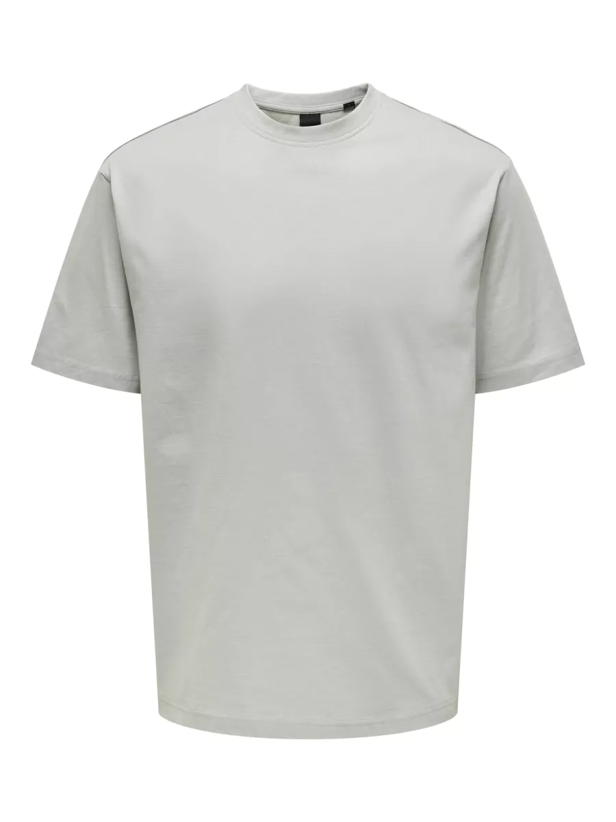 SONS-ONSFRED LIFE RLX SS TEE NOOS-22022532-Mirage gray-GRIJS