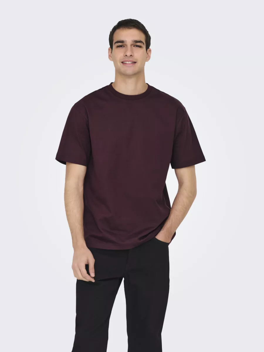 SONS-ONSFRED LIFE RLX SS TEE NOOS-22022532-Port royal-BORDEAUX