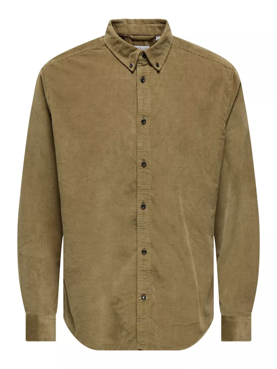 SONS-ONSMICHAEL 18W REG CORD STRETCH LS-22029764-Otter-BRUIN