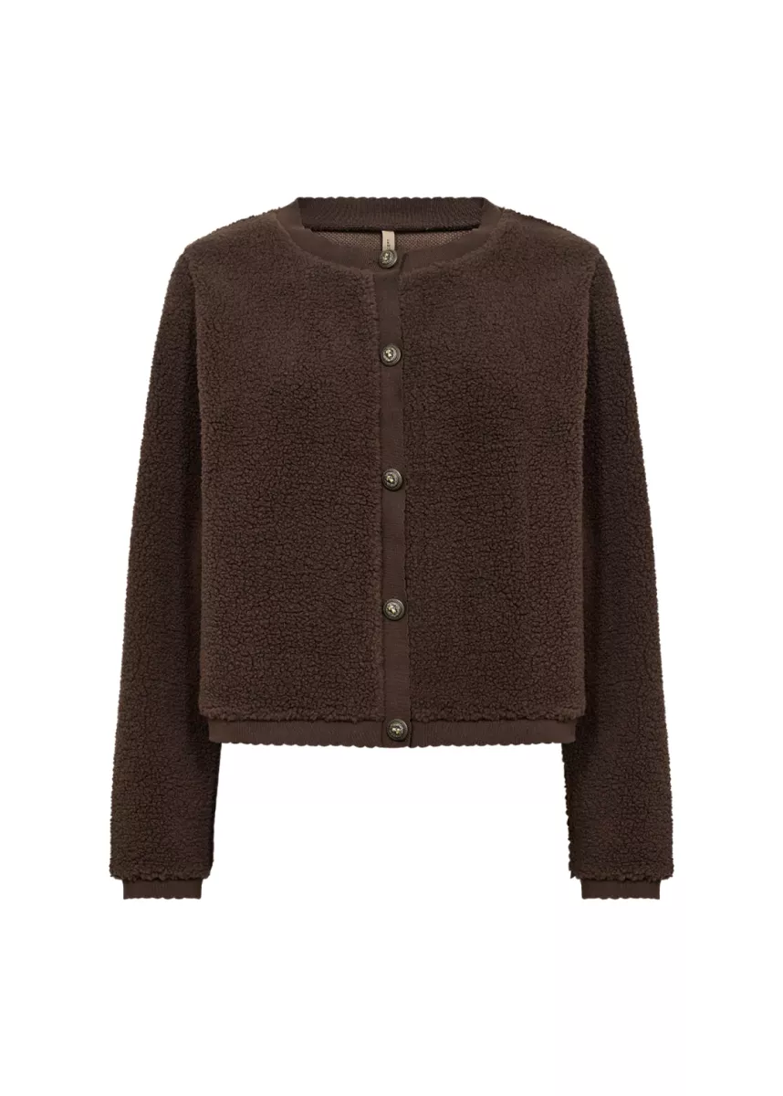 SOYA CONCEPTS-Cardigan-Onyx 7-8694-BRUIN