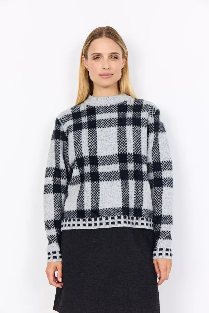 SOYA CONCEPTS-Pullover-Vibsa 1-9999-GRIJS