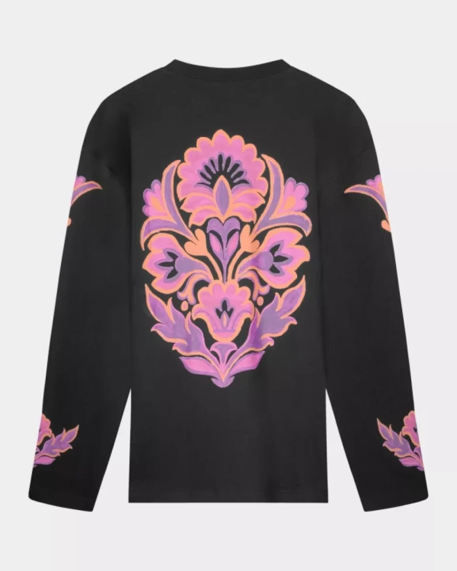 Stieglitz-Renate wide skate longsleeve-W2502028-002 Black-ZWART