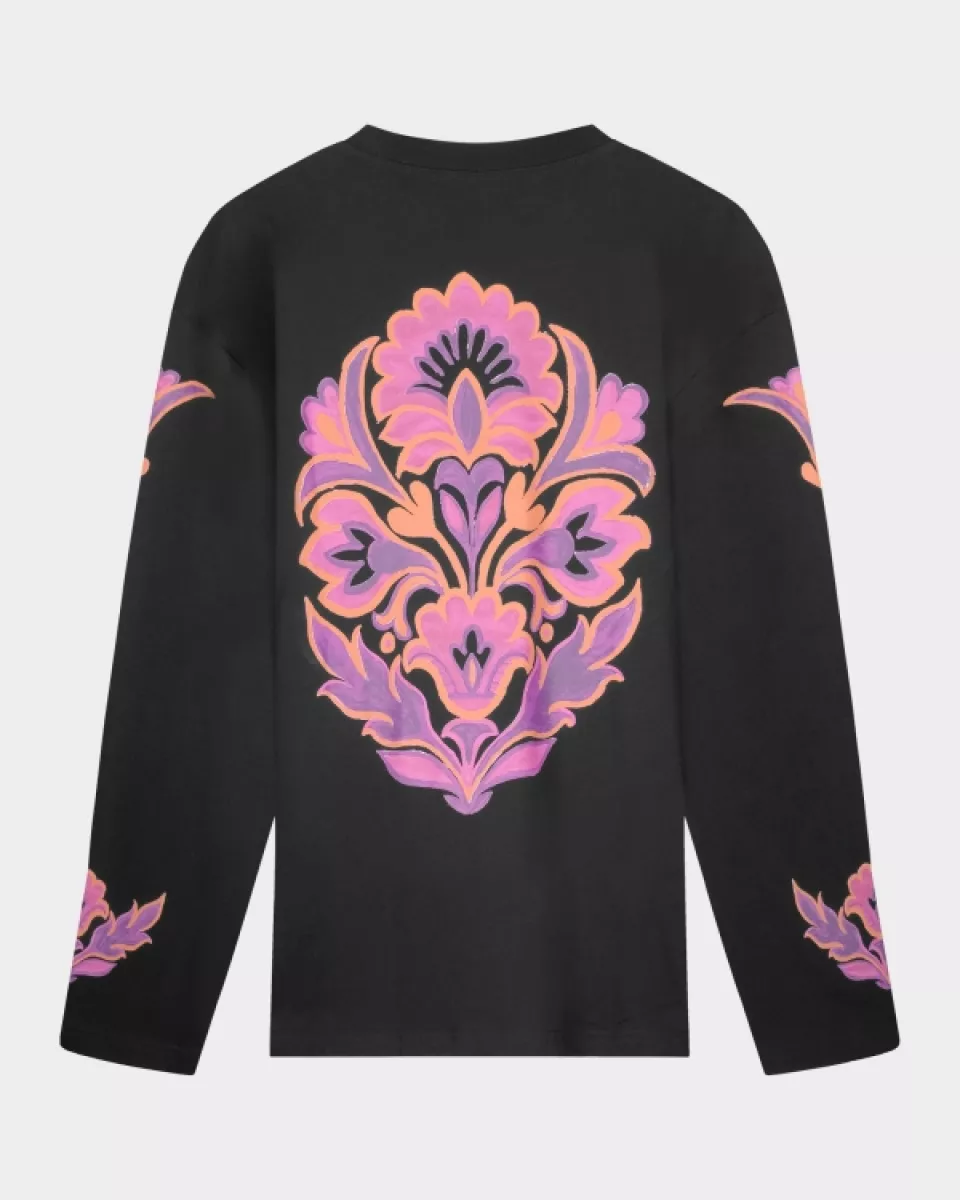 Stieglitz-Renate wide skate longsleeve-W2502028-002 Black-ZWART