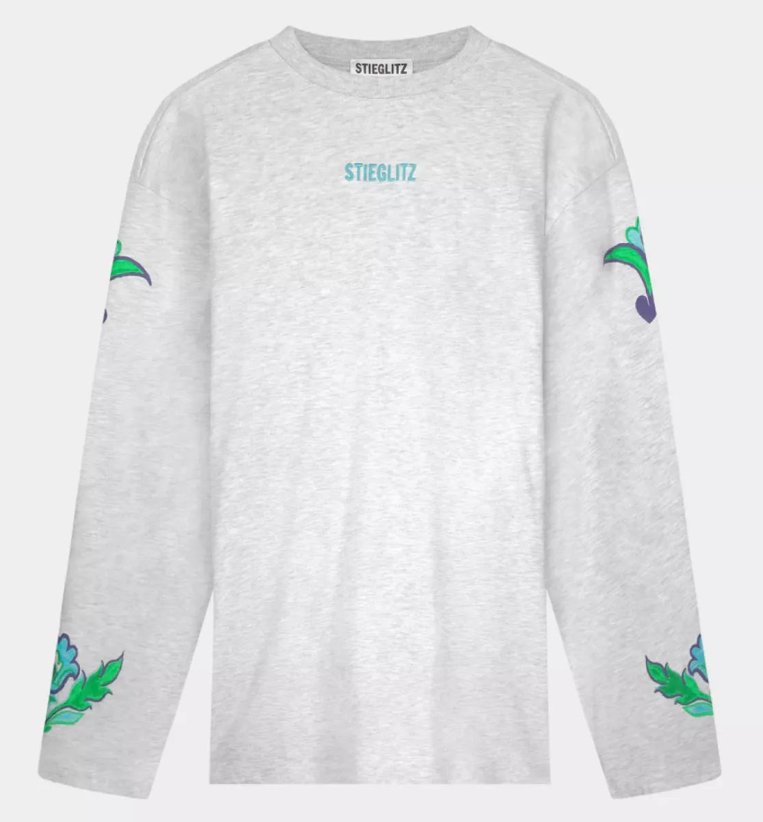 Stieglitz-Renate Wide Skate Longsleeve-W2502028-016 Grey-GRIJS