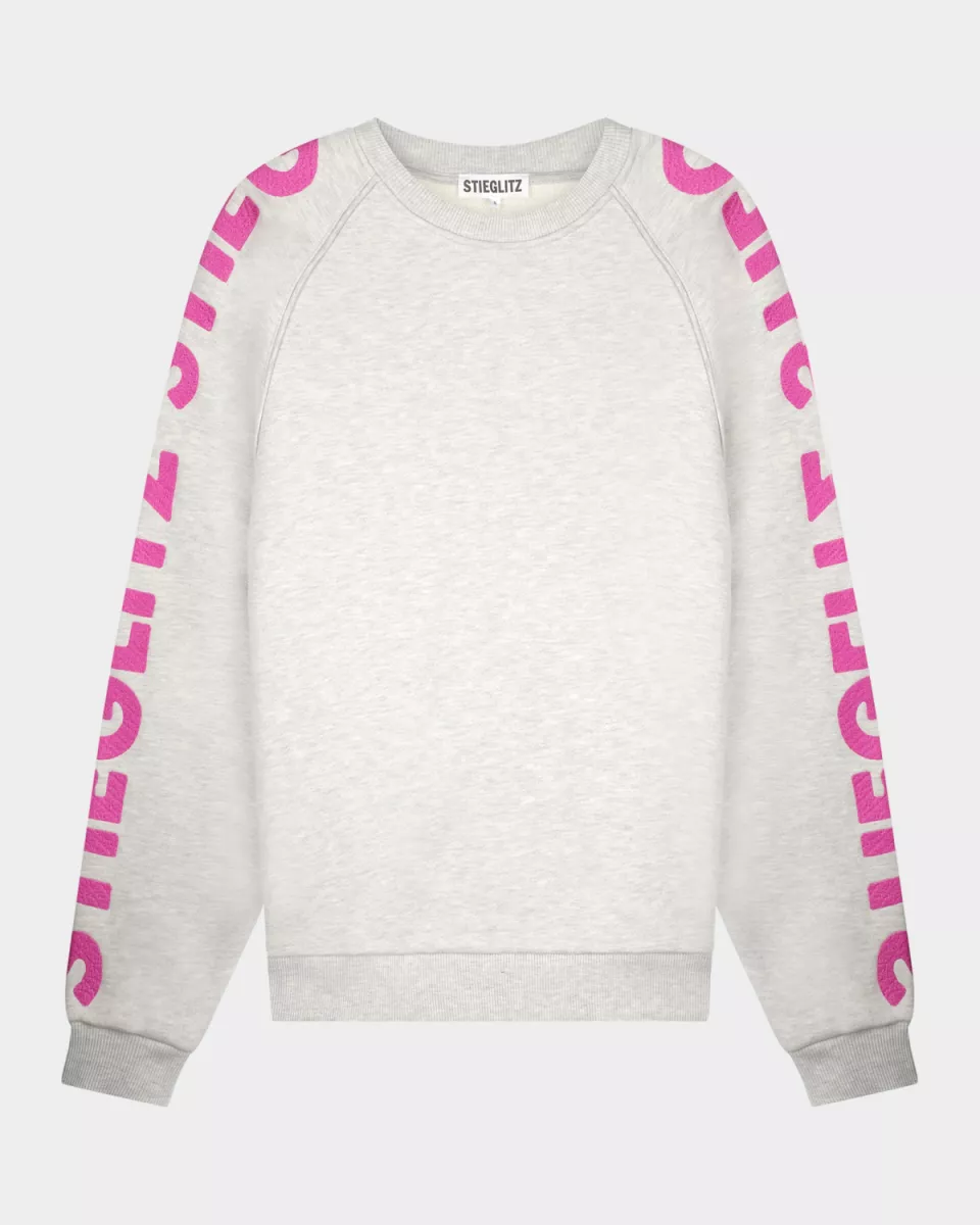 Stieglitz-Romina sweater-W2502016-016 Melange grey-GRIJS