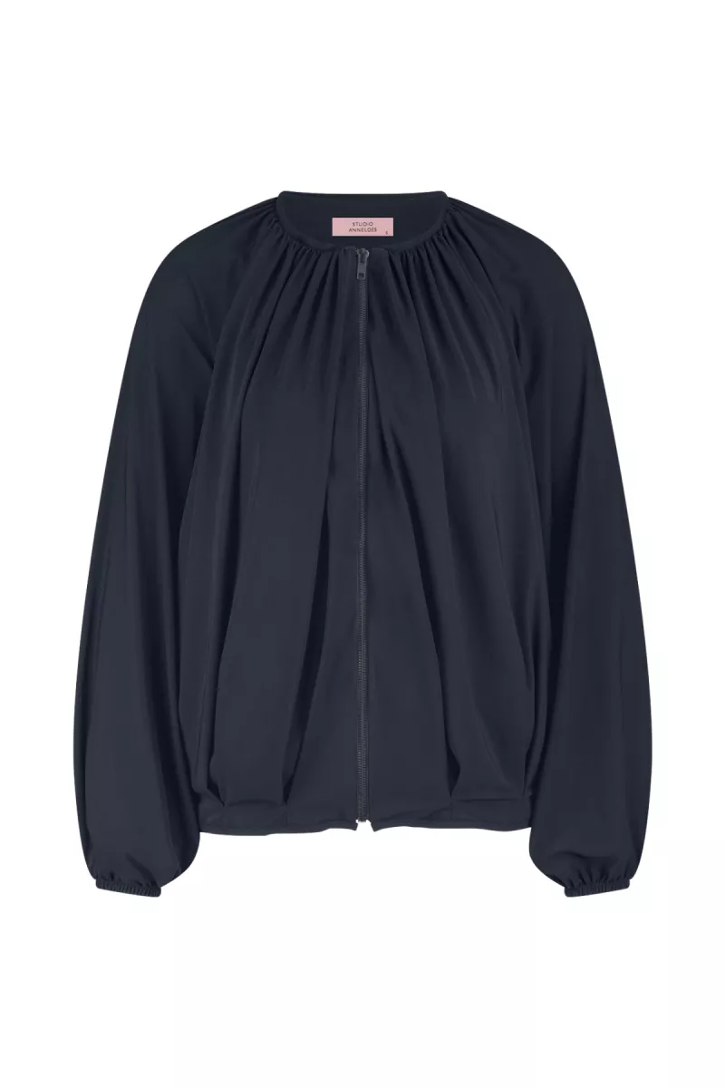STUDIO ANNELOES-Dinte jacket-13207-6900 dark blue-DONKER BLAUW
