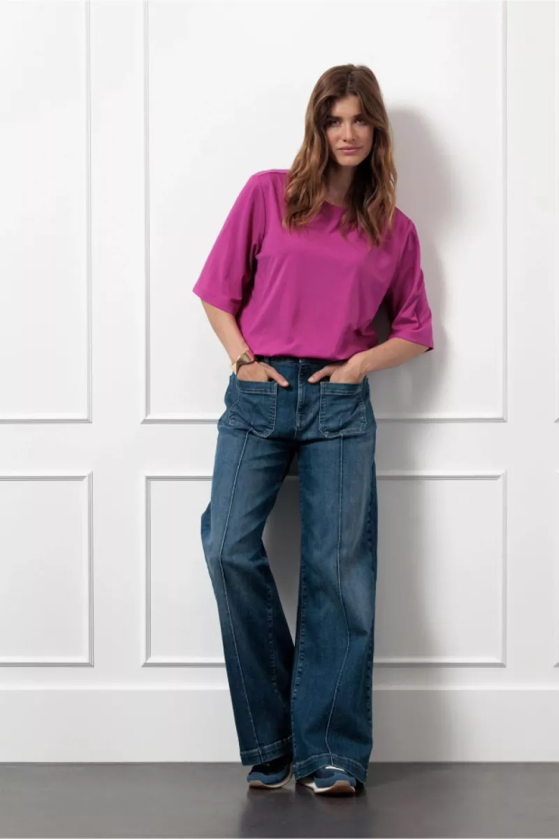 STUDIO ANNELOES-Fiore t-shirt-13201-4700 orchid-PAARS