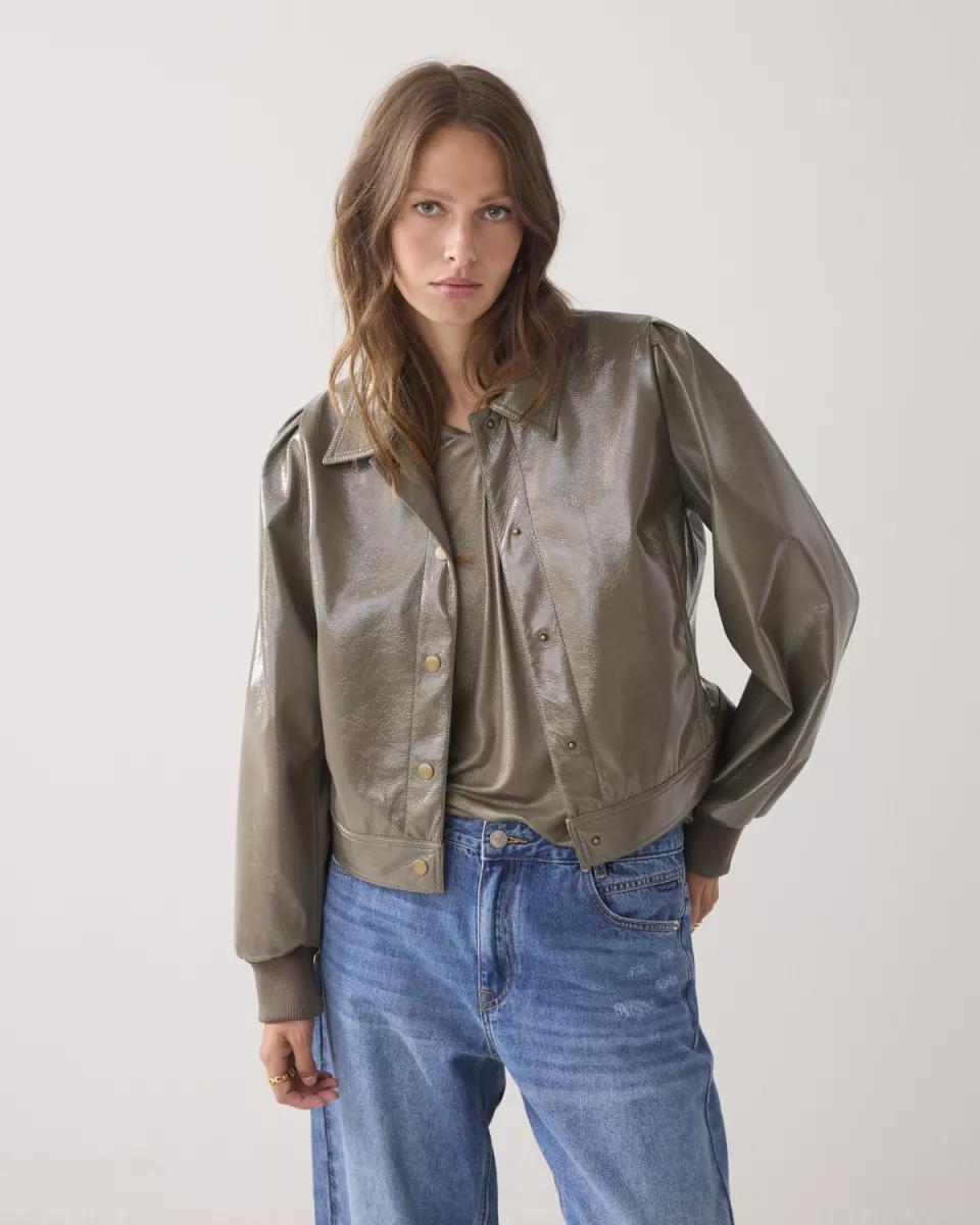 Summum-Jacket laque-1s1243-12109-655 Dark camo-LEGERGROEN