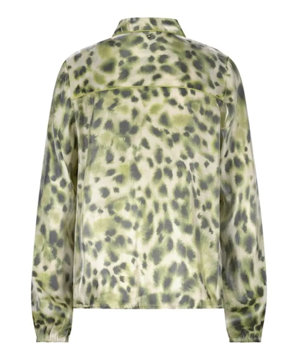 TRAMONTANA-Blouse rodeo spots-C05-17-301-009996 Print greens-GROEN COMBINATIES