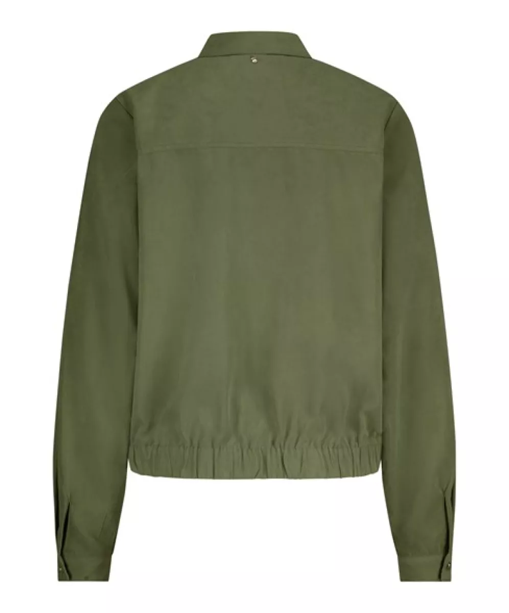 TRAMONTANA-Jacket cupro look-C01-17-801-006501 Moss-MOSGROEN