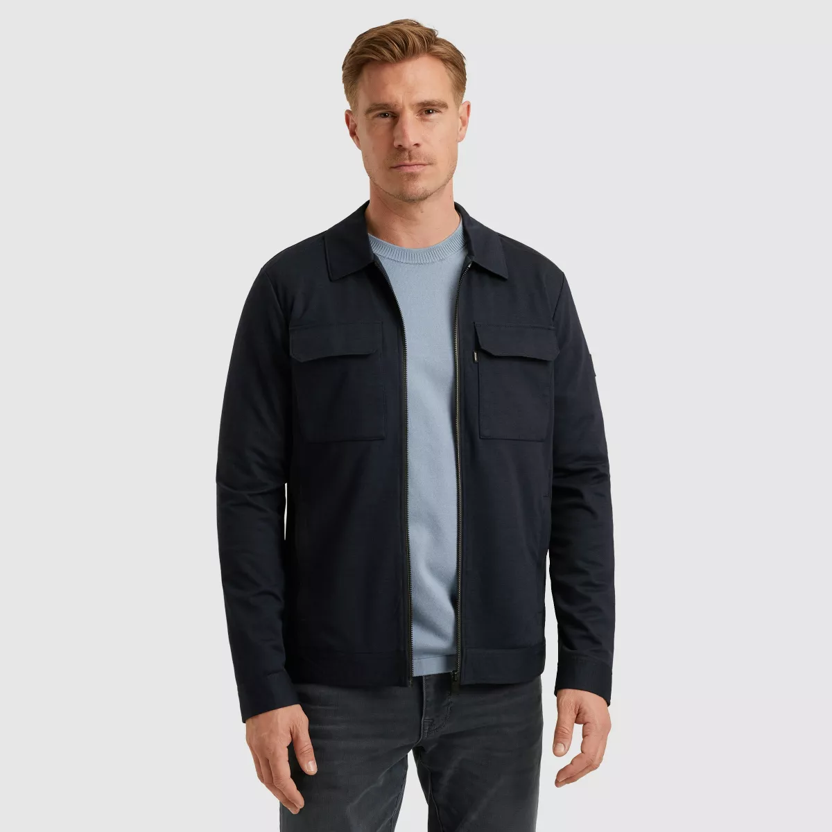 Vanguard-Blazer Harrington Cool Tech-VBL2509182-5281-BLUE