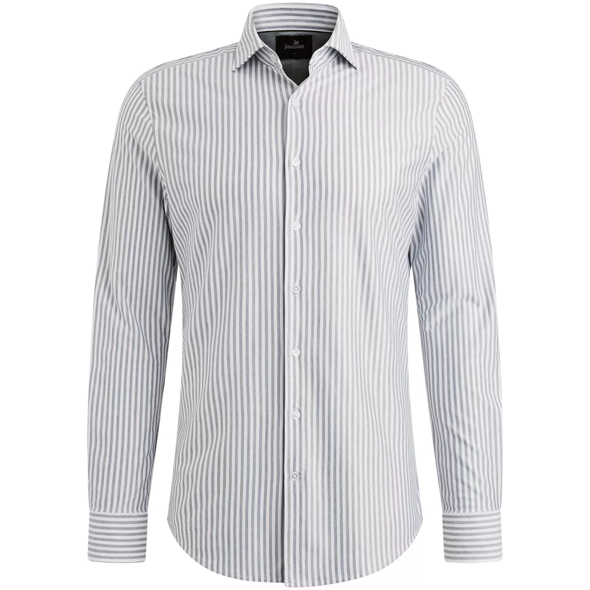 Vanguard-Long Sleeve Shirt CF Oxford Jersey-VSI2509224-5279 Bering sea-BLAUW