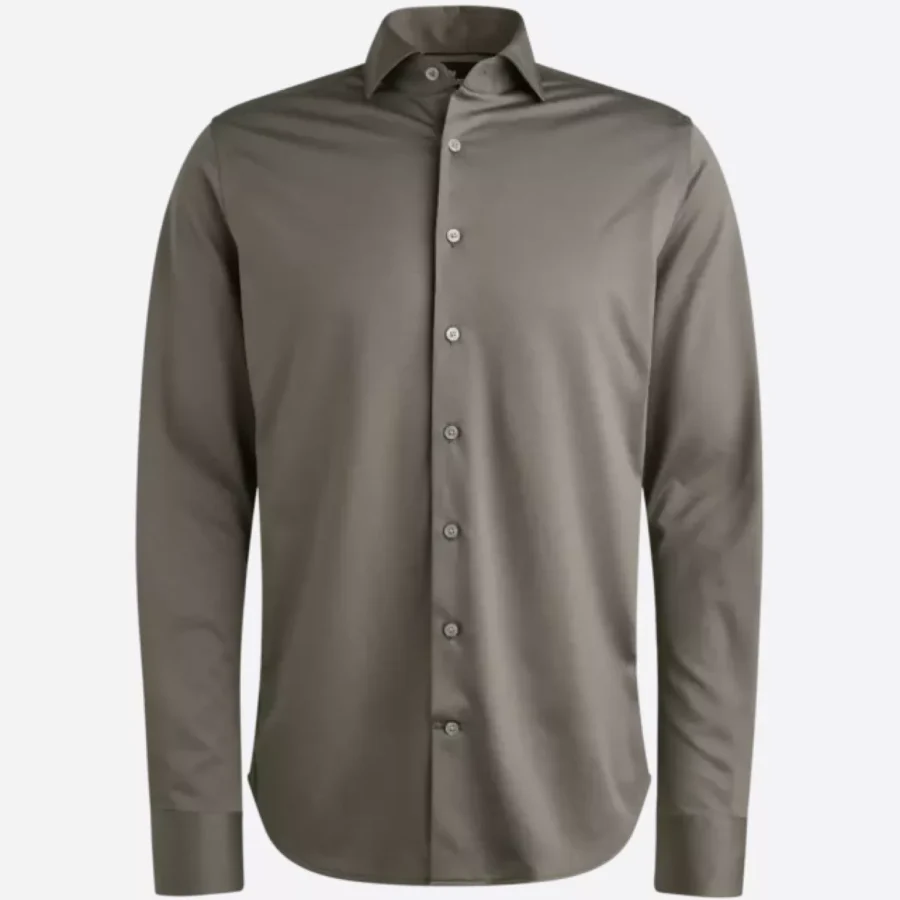 Vanguard-LONG SLEEVE SHIRT Tech Oxford Jers-VSI2509234-9044 Gargoyle-GRIJS