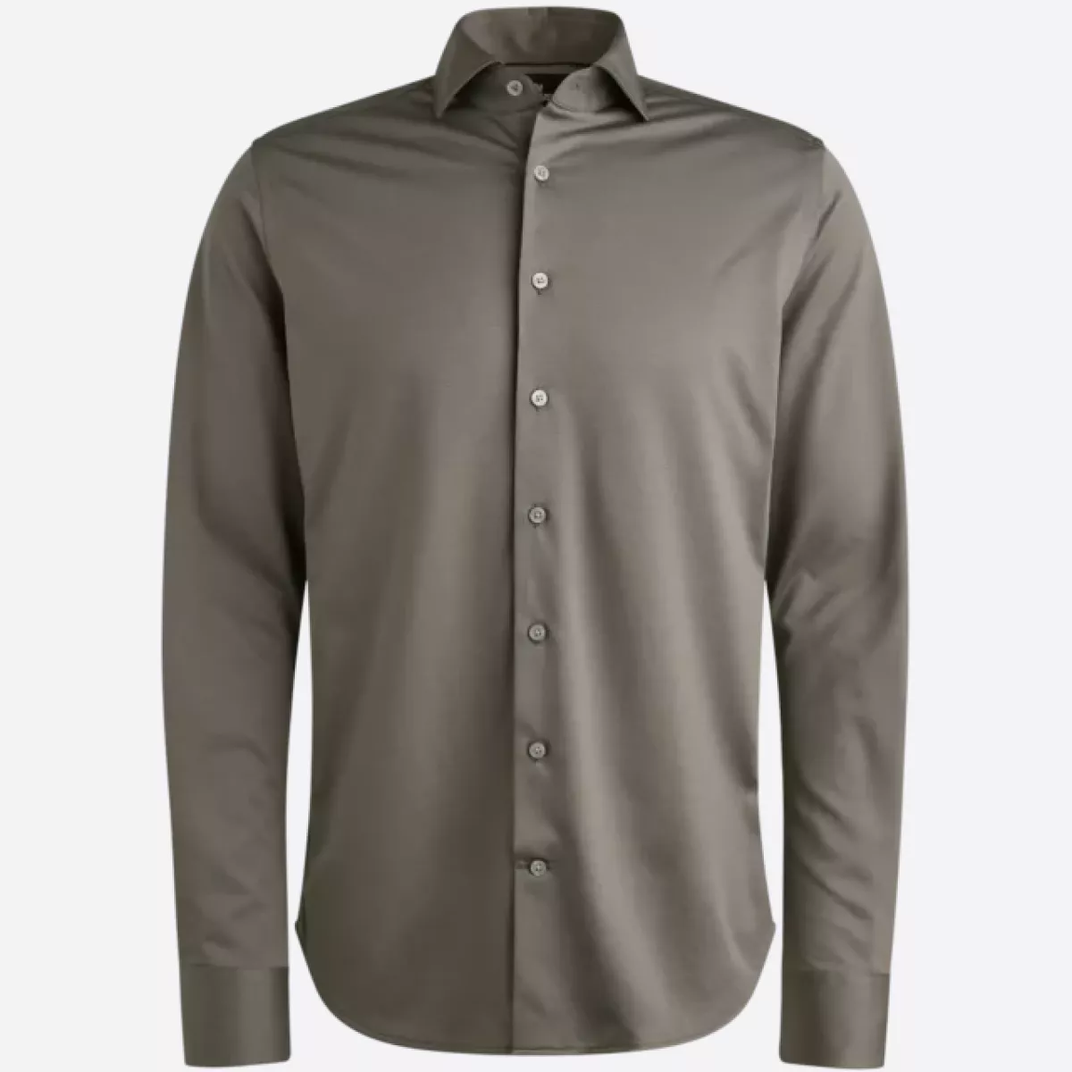 Vanguard-LONG SLEEVE SHIRT Tech Oxford Jers-VSI2509234-9044 Gargoyle-GRIJS