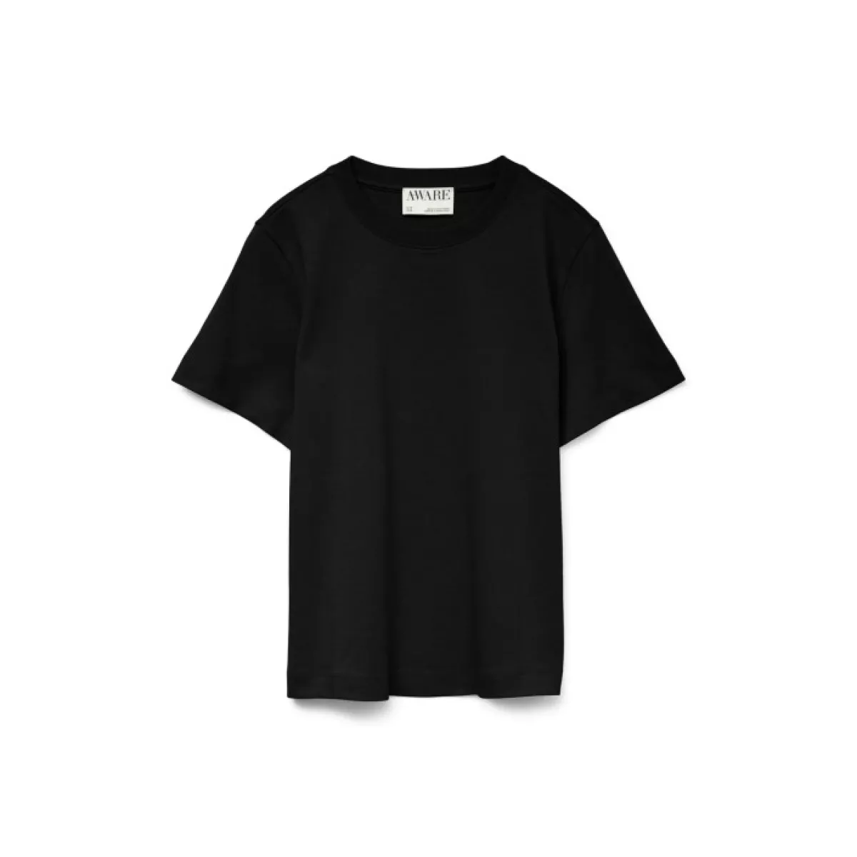 VERO MODA-AWNAIMA SS O-NECK T-SHIRT NOOS-10294544-Black-BLACK