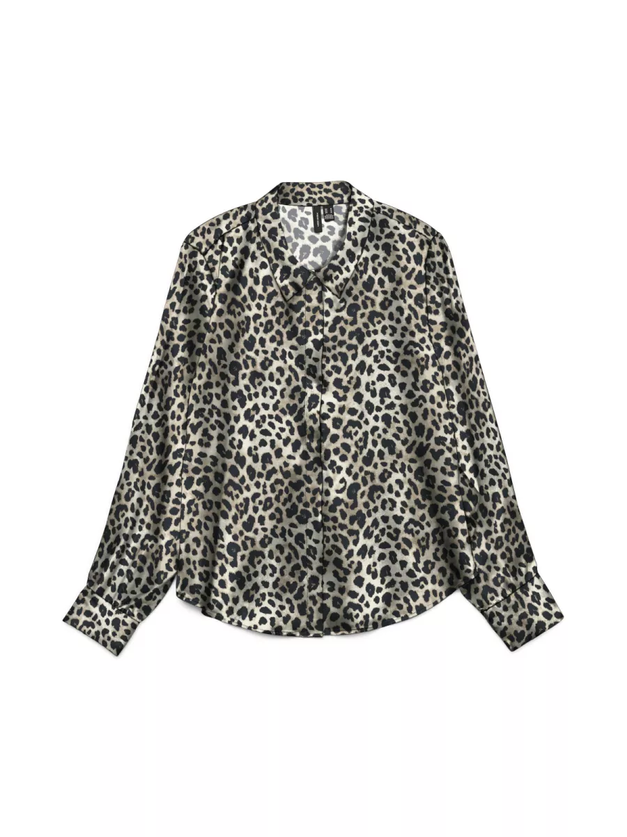 VERO MODA-VMELENA LS SHIRT WVN-10337455-Egret-CREME