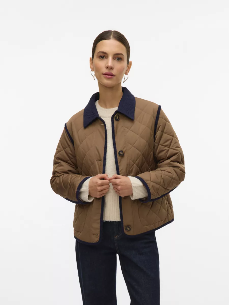 VERO MODA-VMEMILY SHORT JACKET BOO-10336811-Cub-MARINE