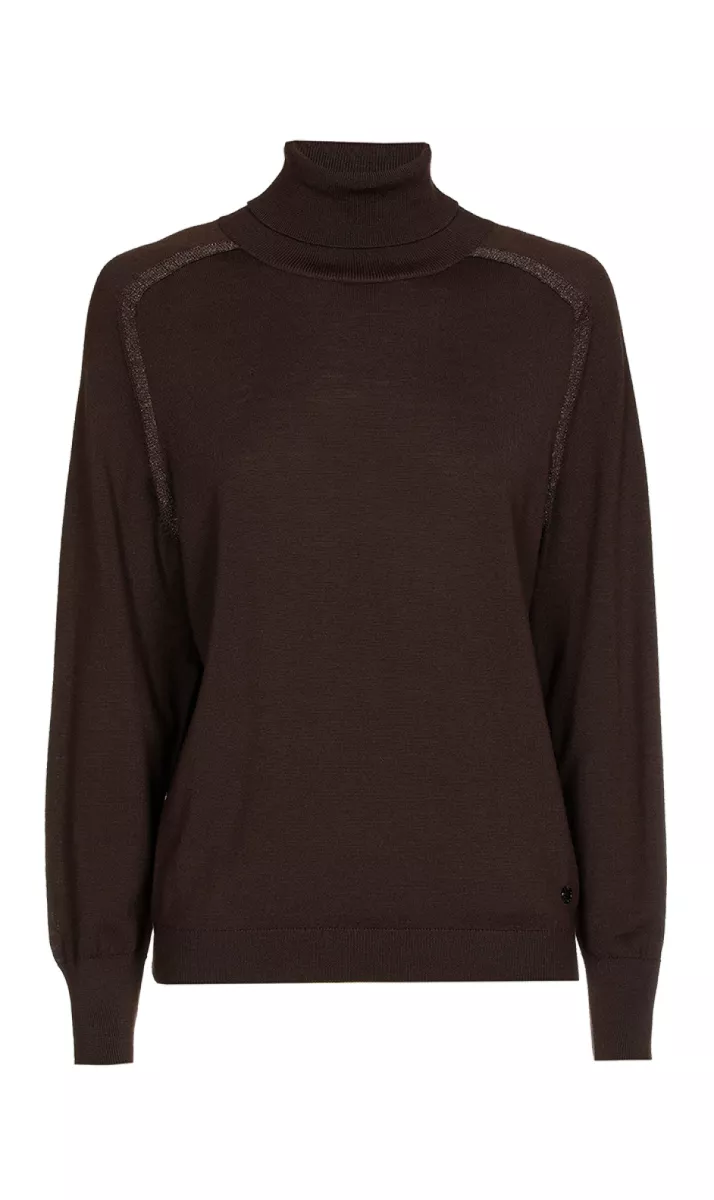 Xandres-Zippora-29428-01-4250 dark chocolate-DONKER BRUIN
