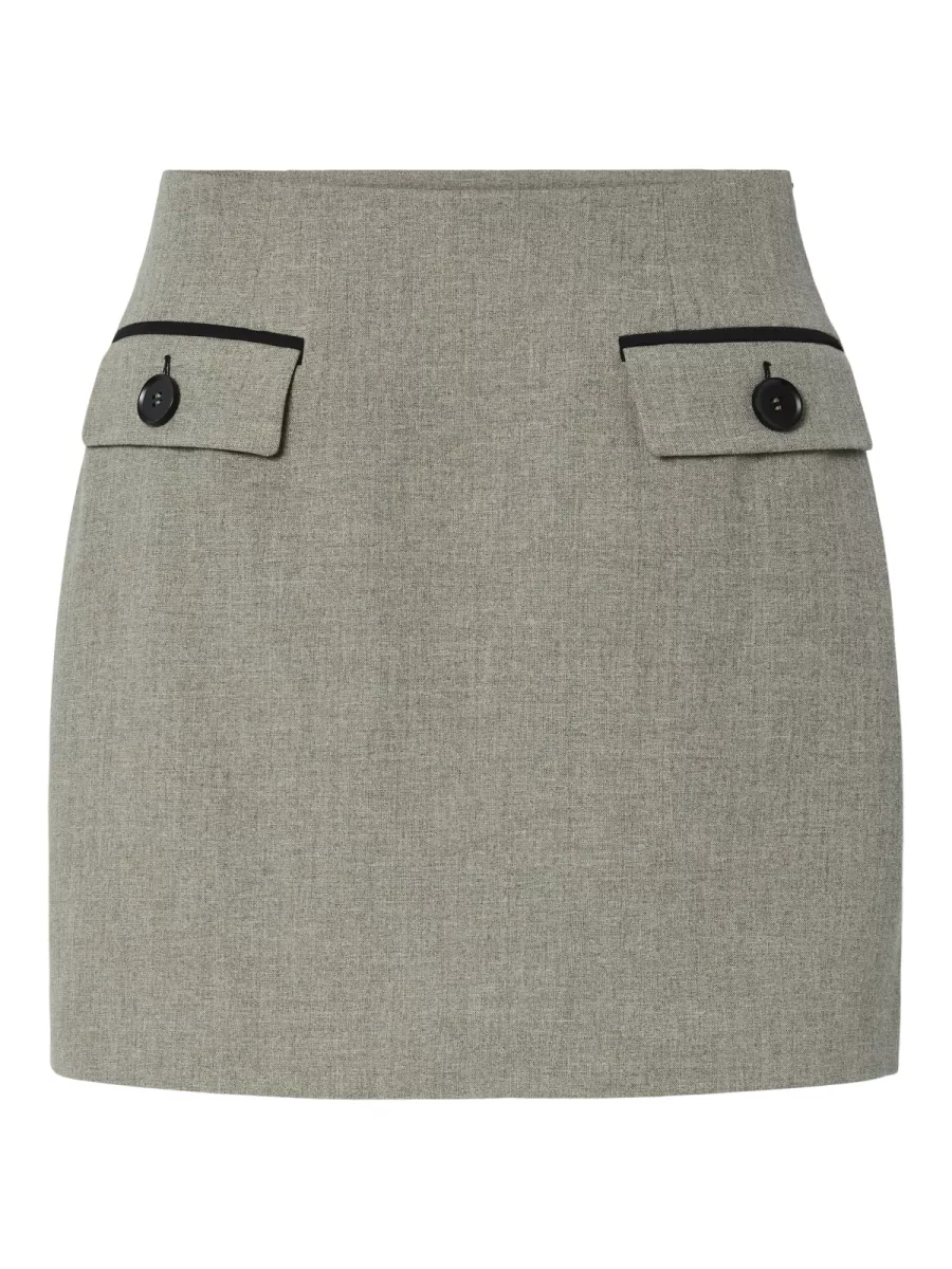 Y.A.S-YASAVANA HMW SKIRT S.-26038287-Fallen Rock-GRIJS