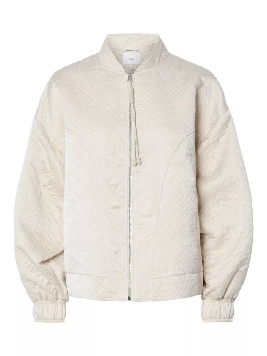 Y.A.S-YASKAMMY LS QUILTED JACKET-26037802-Birch-CREME