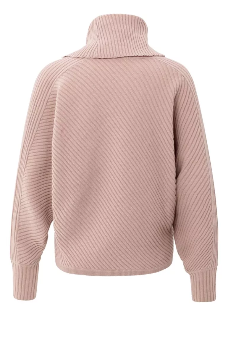 yaya-batwing-sweater-with-collar-ls-wool-polyamide-acrylic-990162-01-000506-509-990162-pink-3 YAYA-Batwing sweater with collar ls; Wool/Polyamide/Acrylic; 990162-01-000506-509-990162-PINK