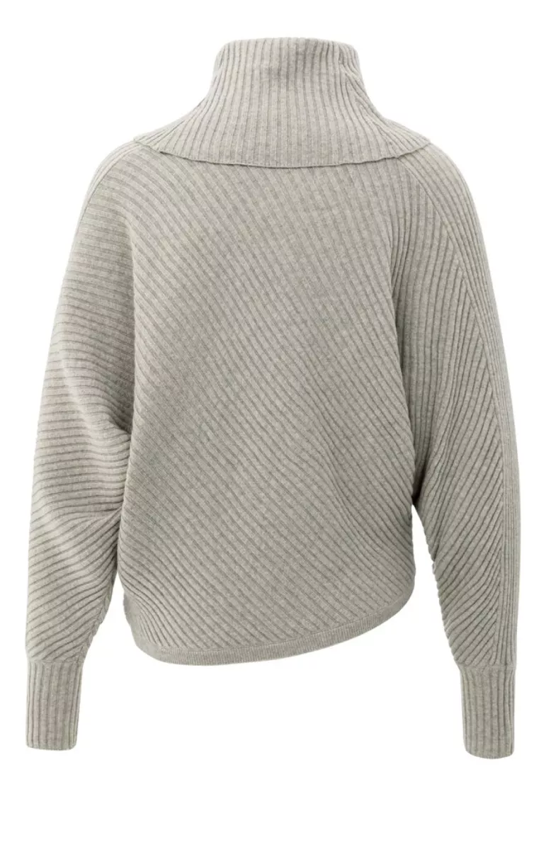 yaya-batwing-sweater-with-collar-ls-wool-polyamide-acrylic-990182-01-000506-509-990182-bruin-4 YAYA-Batwing sweater with collar ls; Wool/Polyamide/Acrylic; 990182-01-000506-509-990182-BRUIN