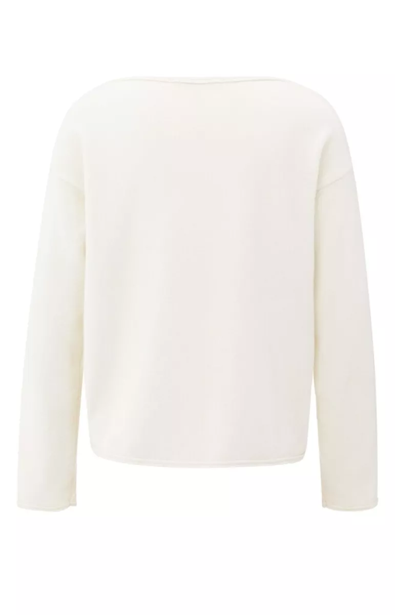 yaya-boatneck-sweater-with-fringes-wool-polyamide-modal-99015-01-000489-509-99015-off-white-2 YAYA-Boatneck sweater with fringes; Wool/Polyamide/Modal; 99015-01-000489-509-99015-OFF WHITE