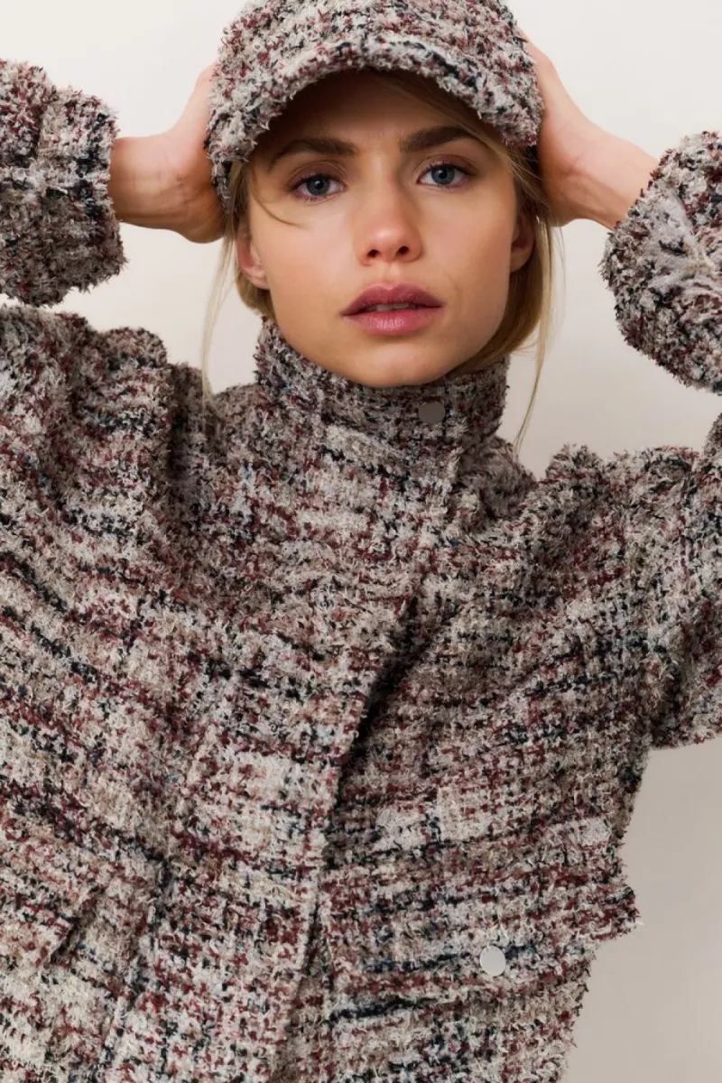 yaya-boucle-jacket-with-fringes-polyester-990161-01-511038-509-990161-pink-2 YAYA-Boucle jacket with fringes; Polyester; 990161-01-511038-509-990161-PINK