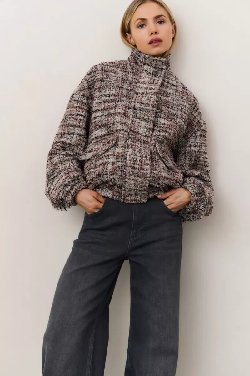 yaya-boucle-jacket-with-fringes-polyester-990161-01-511038-509-990161-pink-3 YAYA-Boucle jacket with fringes; Polyester; 990161-01-511038-509-990161-PINK