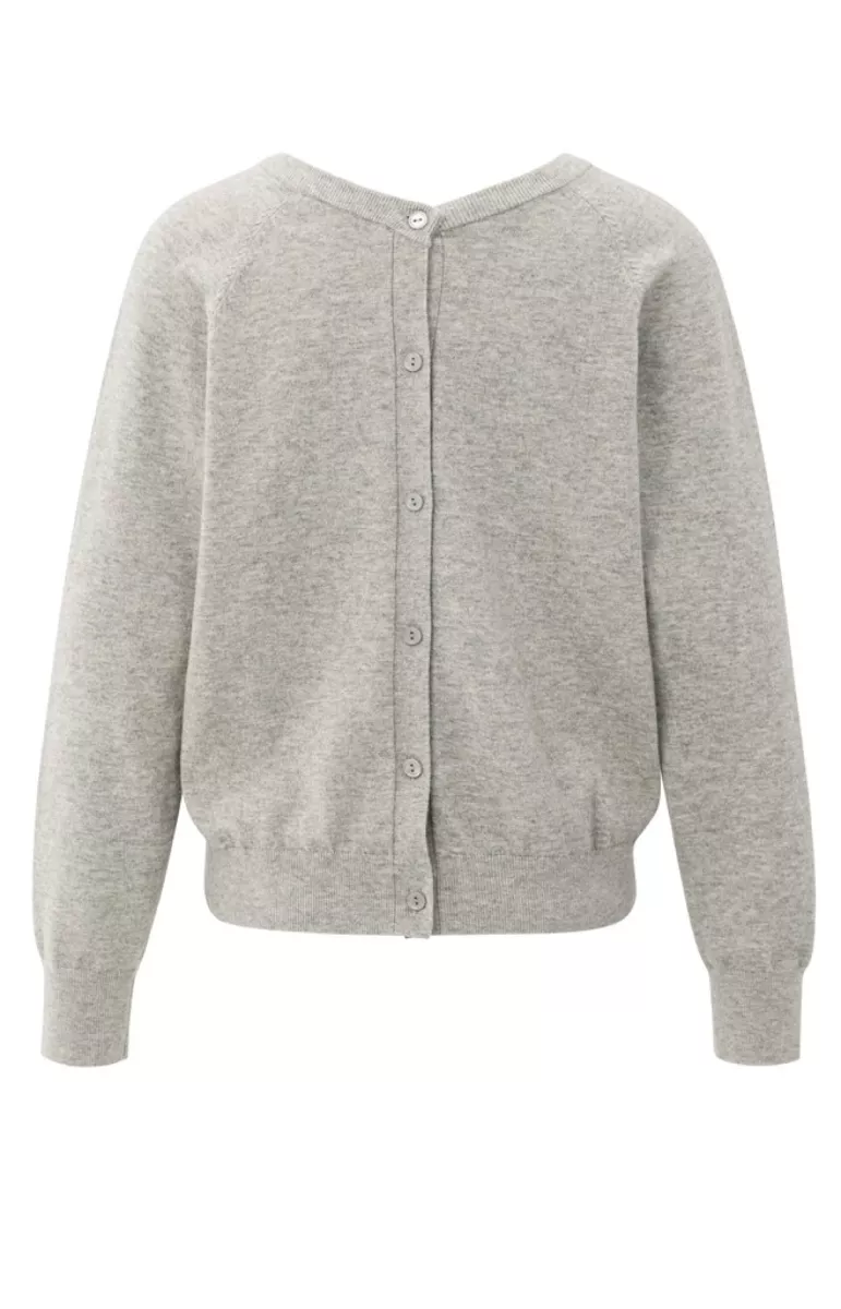 yaya-double-v-neck-sweater-with-but-cotton-polyester-polyamide-elastane-99018-01-000494-509-99018-taupe-3 YAYA-Double v-neck sweater with but; Cotton/Polyester/Polyamide/Elastane; 99018-01-000494-509-99018-TAUPE