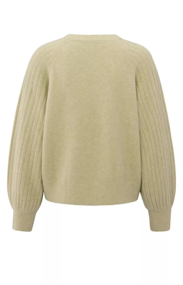 yaya-rib-mixed-sweater-ls-acrylic-polyamide-cotton-elastane-505222-01-000410-509-505222-olijf-2 YAYA-Rib mixed sweater ls; Acrylic/Polyamide/Cotton/Elastane; 505222-01-000410-509-505222-OLIJF