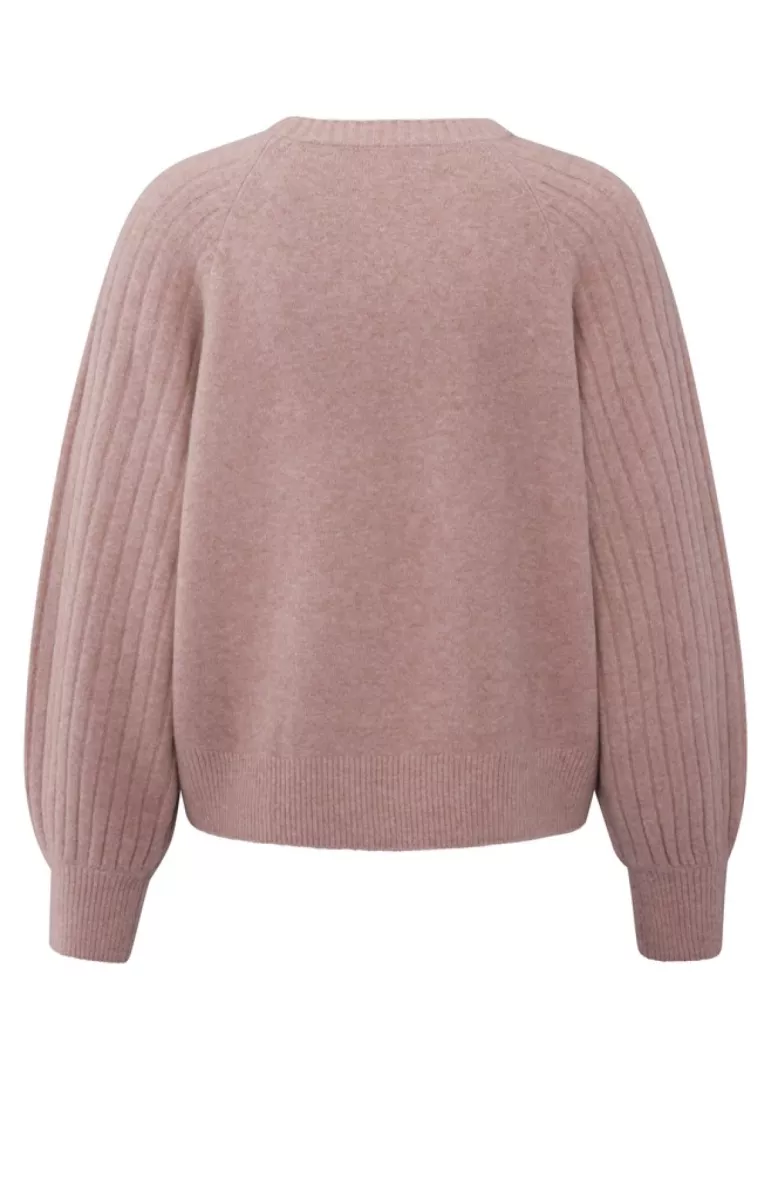 yaya-rib-mixed-sweater-ls-acrylic-polyamide-cotton-elastane-990162-01-000410-509-990162-pink-2 YAYA-Rib mixed sweater ls; Acrylic/Polyamide/Cotton/Elastane; 990162-01-000410-509-990162-PINK
