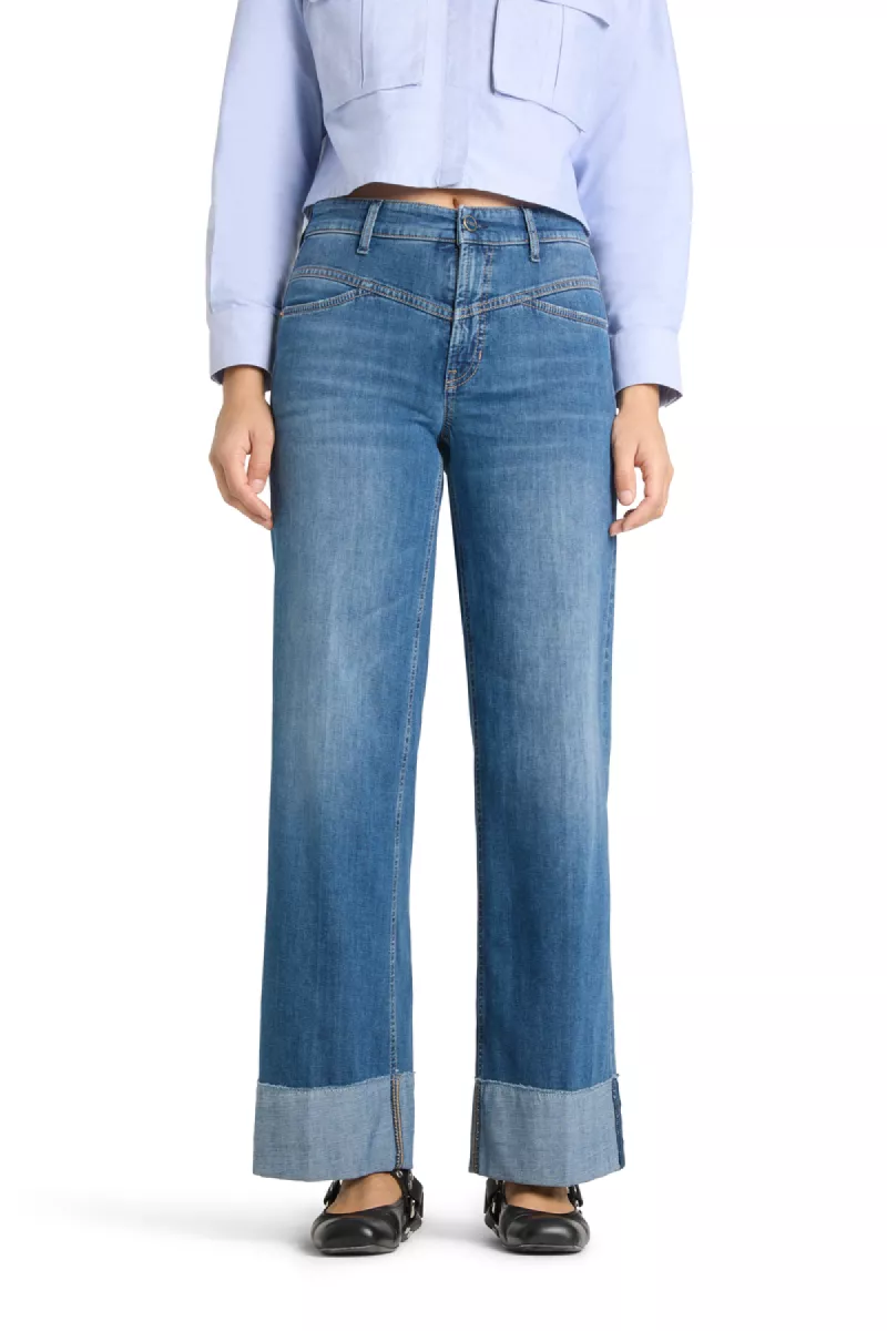 CAMBIO-Antonia-9150 0005 03-5125 Mid blue splint-DENIM